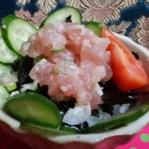 お刺身&アボカド☆プチ丼☆寿司飯